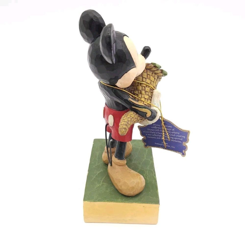 Disney Showcase Jim Shore Enesco Mickey Mouse Bountiful Blessings 4046029 Autumn - Picture 3 of 6